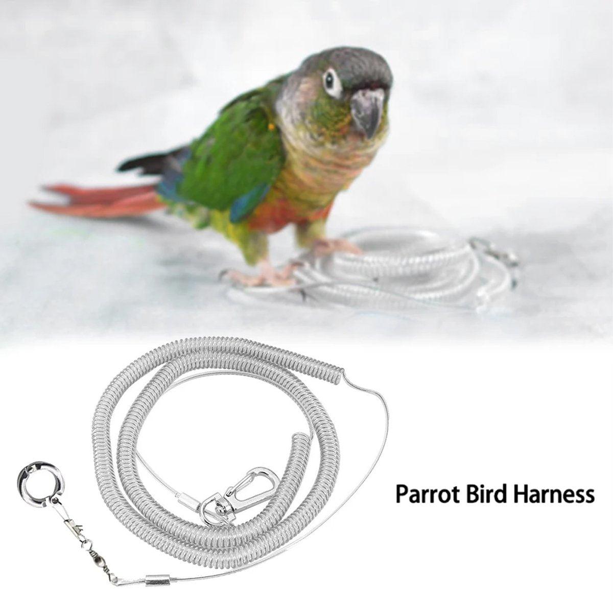 Parrot Release Rope Anklet with Alloy Fasteners Supplies Bird Lead