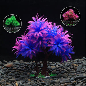 Fish Tank Landscape Decoration Simulation Water Grass Sand Plate Plastic Fake Water Grass