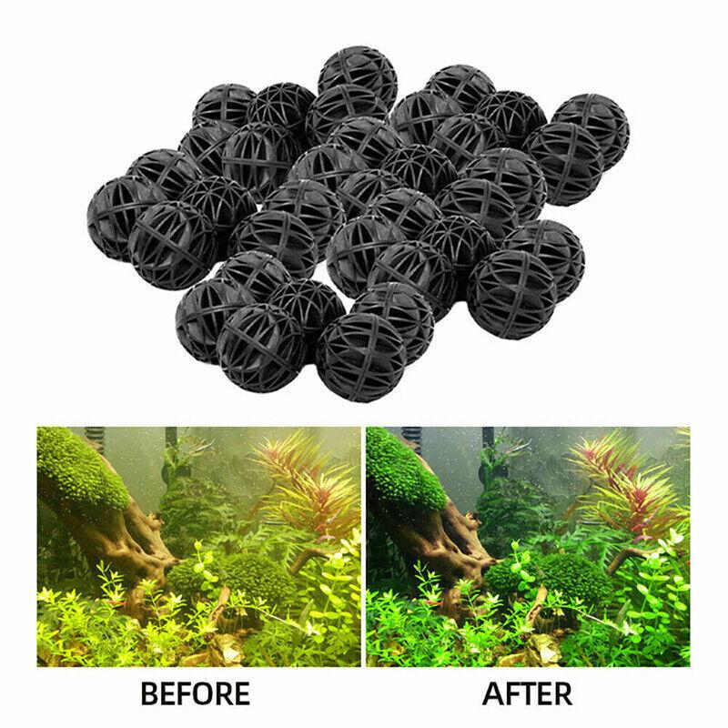 100-300X Bio Balls Aquarium Marine Fish Tank Pond Sump Filter Media Biological