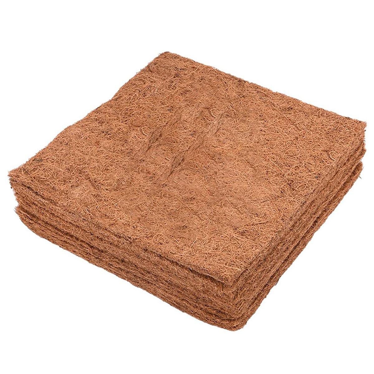 10pcs Chicken Nest Box Liners Coconut Fibre 11.8x11.8 Inches