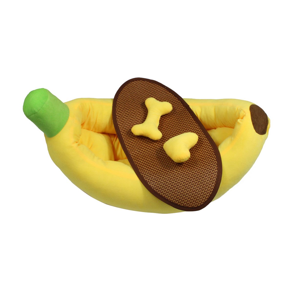 Cute Banana Shape Pet Bed Winter Warm Dog Cat Kennel