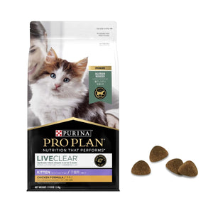 Pro Plan Live Clear Kitten Dry Cat Food 1.5KG/3KG Chicken