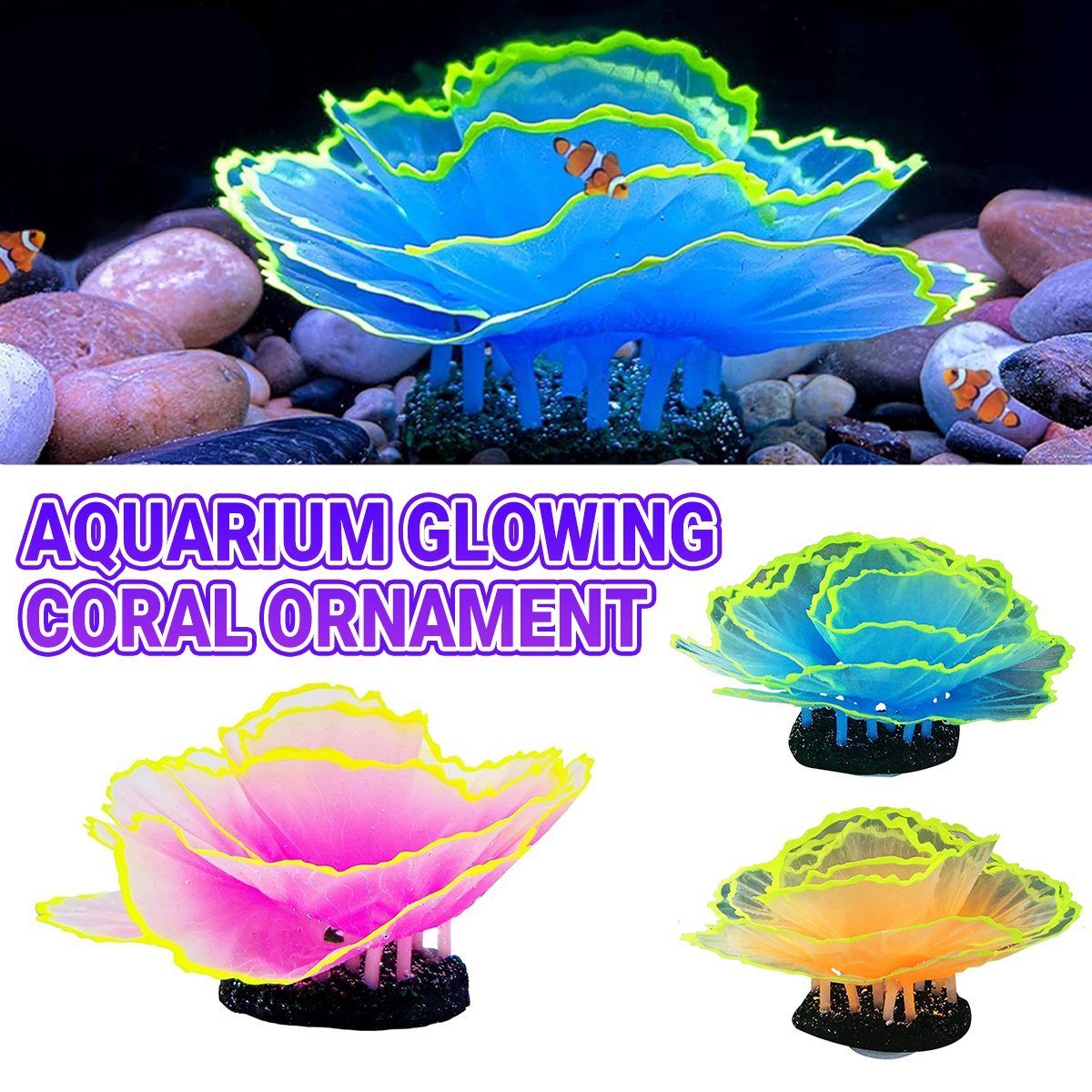 Aquarium Decorations Fish Tank Landscaping Coral