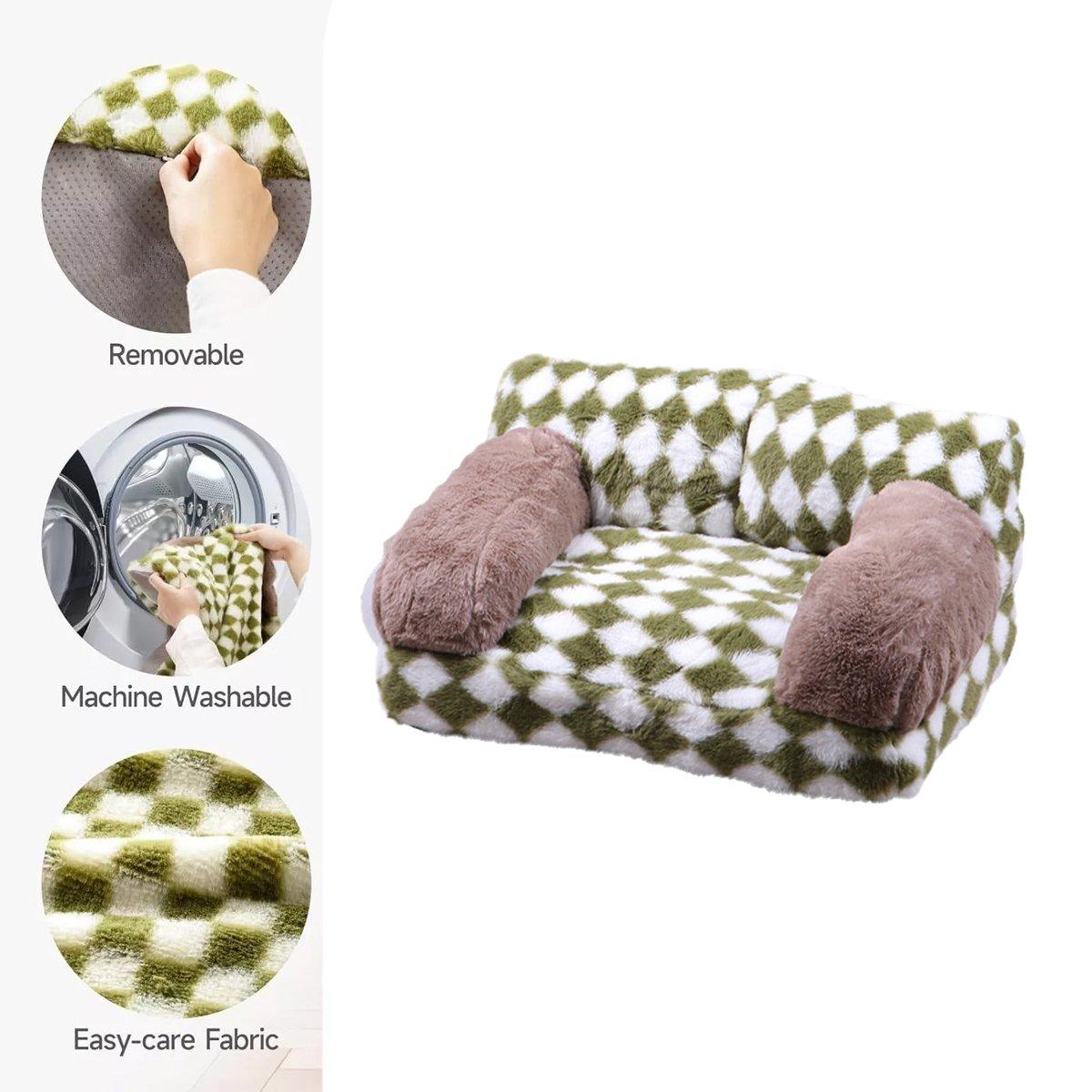 Orthopedic Cat Sofa Bed Supportive & Cozy Pet Couch for Cats & Dogs