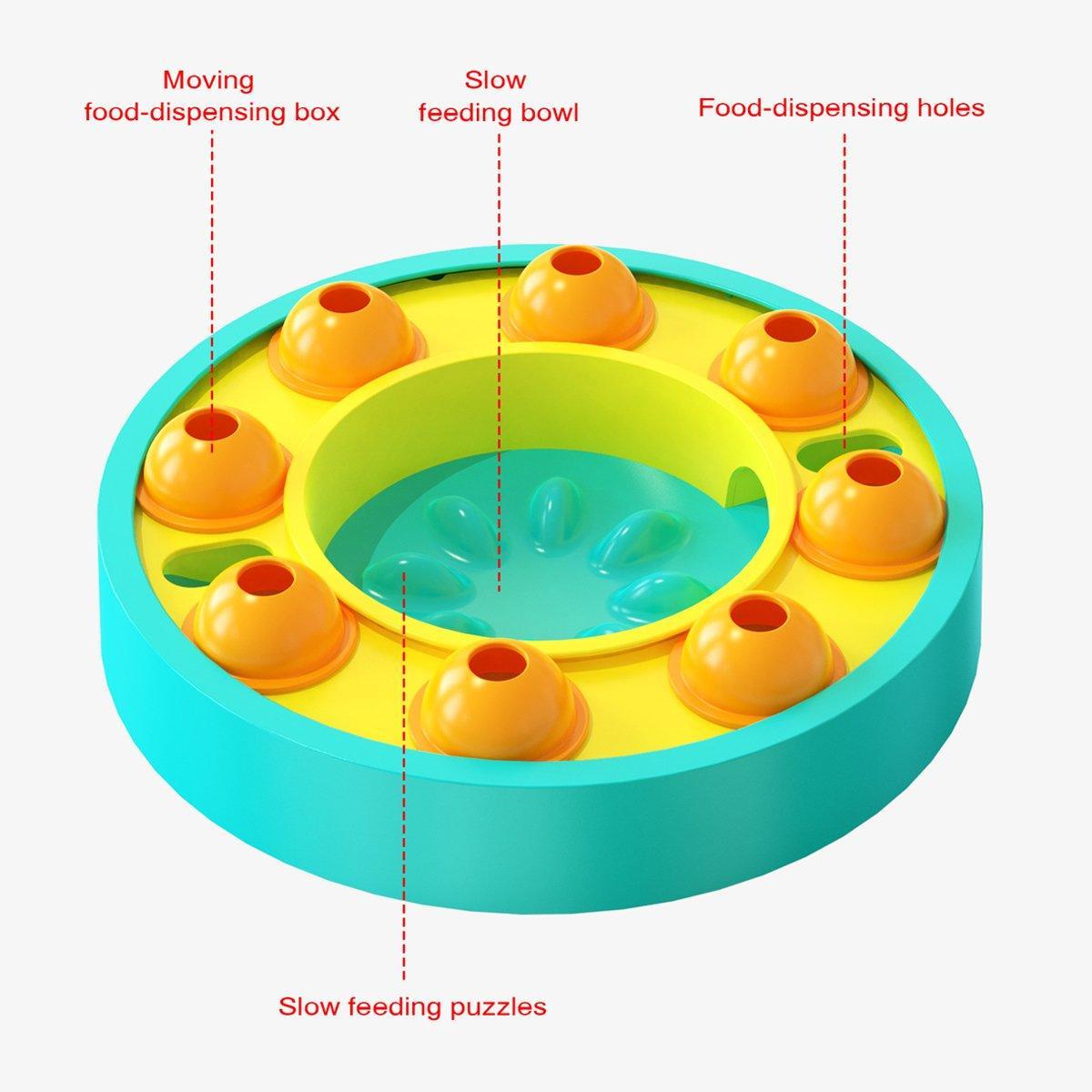 Slow Food Leakage Cat and Dog Bowl Hidden Food Toy for Mental Stimulation