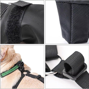 Waterproof Dog Shoes with Adjustable Suspenders Anti-Slip Dog Boots