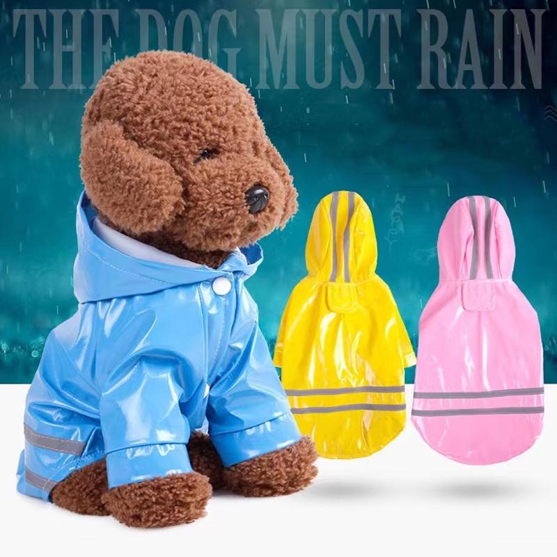 Outdoor Hoodies Jacket Waterproof Pet Dog Clothes Puppy Raincoat Rain Coat