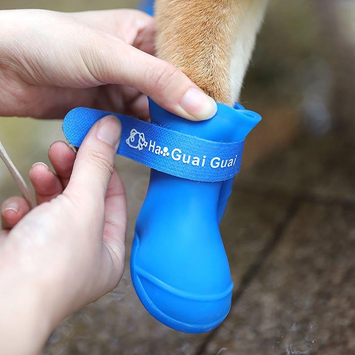 Cartoon Boots Pet Rain Boots Waterproof Non-slip Wear-resistant Dog Shoes