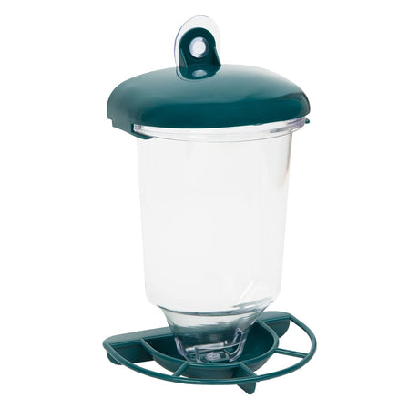 Clear Plastic Automatic Bird Feeder Suspended Suction Cup