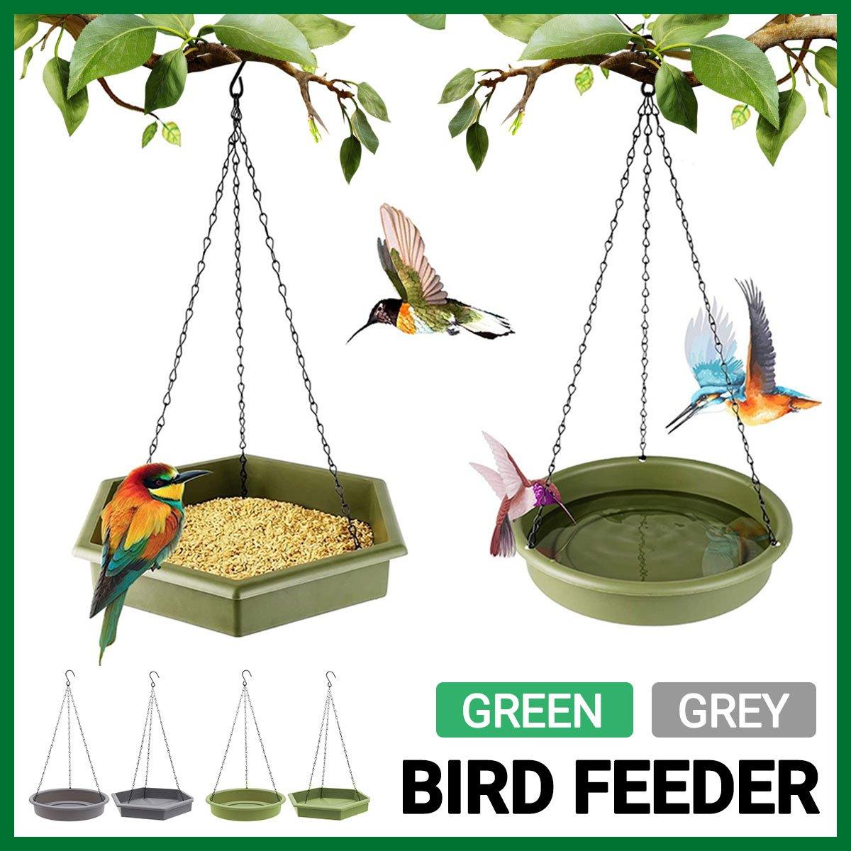 2PCS Outdoor Garden Hanging Bird Feeder