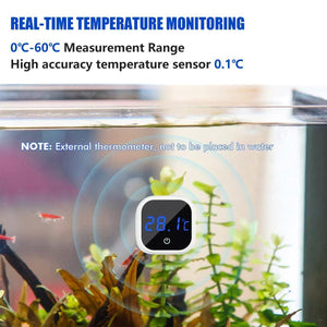 LCD Digital Aquarium Thermometer For Fish Tank Aquarium Temperature Thermometer