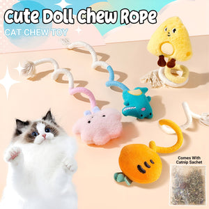 Cat Stick Doll Catnip Toy for Kittens Cat Chew Toy