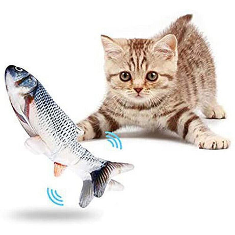 Electric Dancing Fish Kicker Cat Toy for Interactive Play