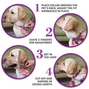 3/6PCS Pet Calming Collar Adjustable Anti-anxiety for Cats Dogs Stress Reduction