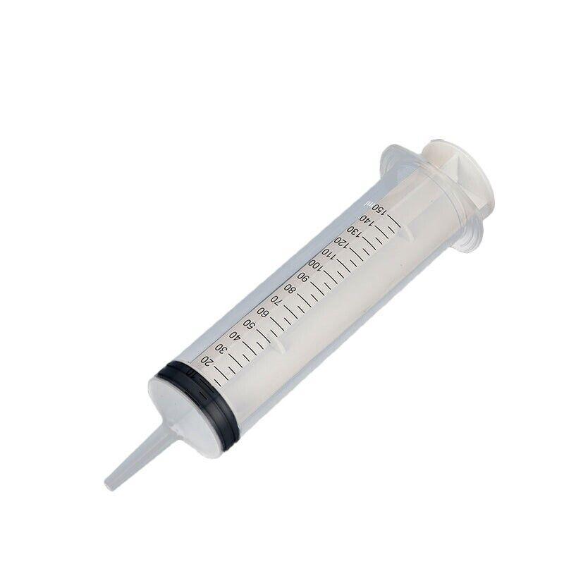 100-200ML Reusable Big Large Plastic Hydroponics Nutrient Measuring Syringe