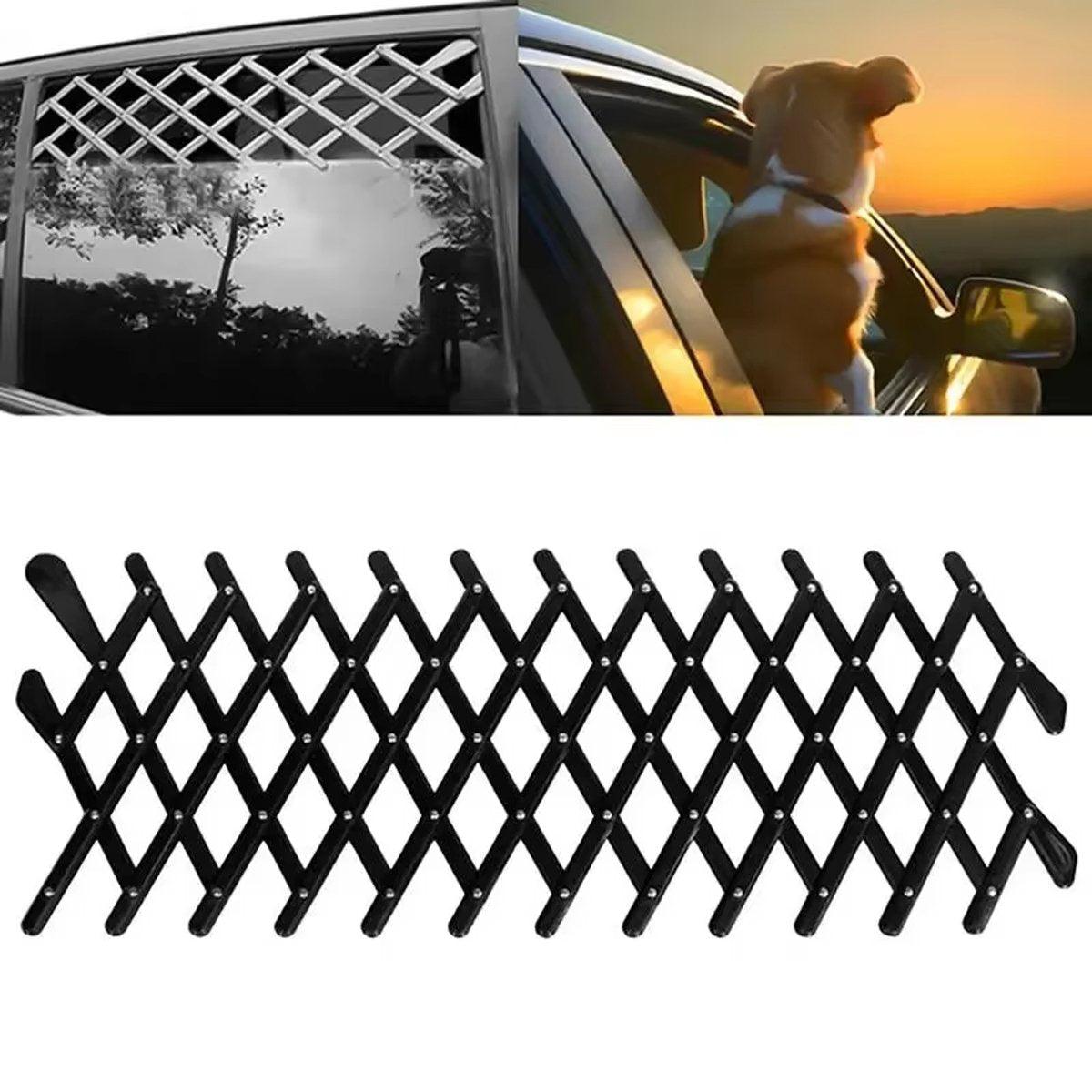 Car Window Guard Dog Cat Out Retractable Fence Pet Guard