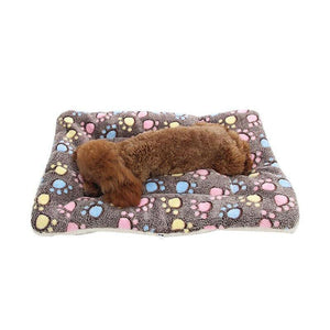 Puppy Dog Cat Cushion Mattress Blanket Bed Soft Warm Pet Pad Winter Kennel House