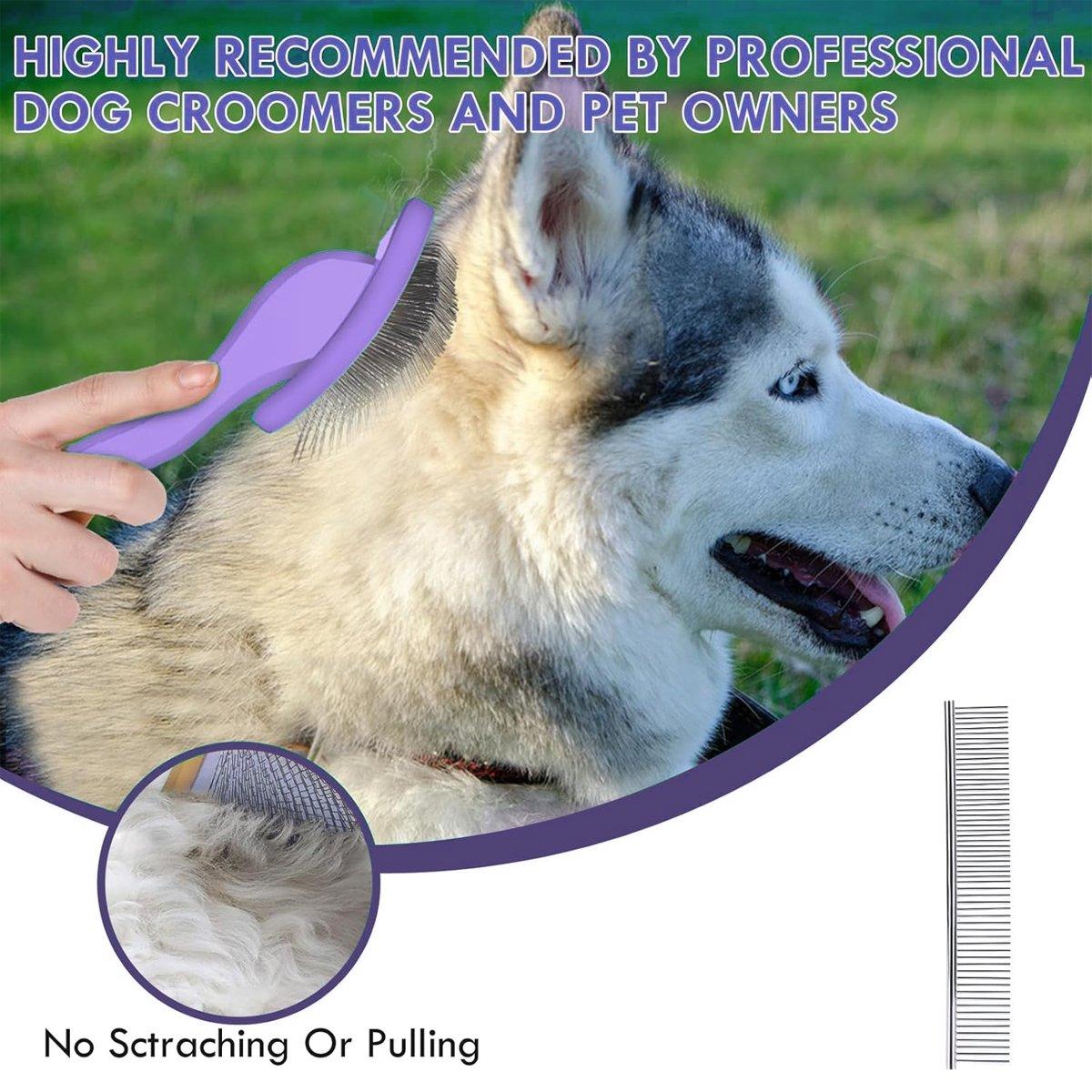 Pet Dog Hair Shedding Undercoat Rake Grooming Trimmer Comb Brush