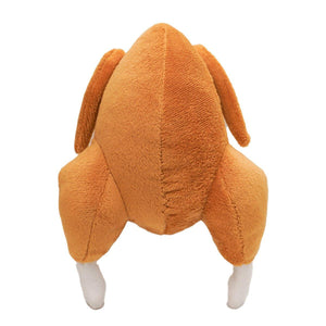 Durable Roast Chicken Plush Dog Toy with Squeaker Fun for All Dogs