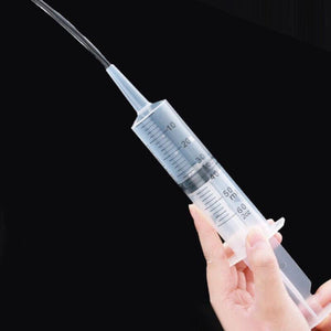 100-200ML Reusable Big Large Plastic Hydroponics Nutrient Measuring Syringe