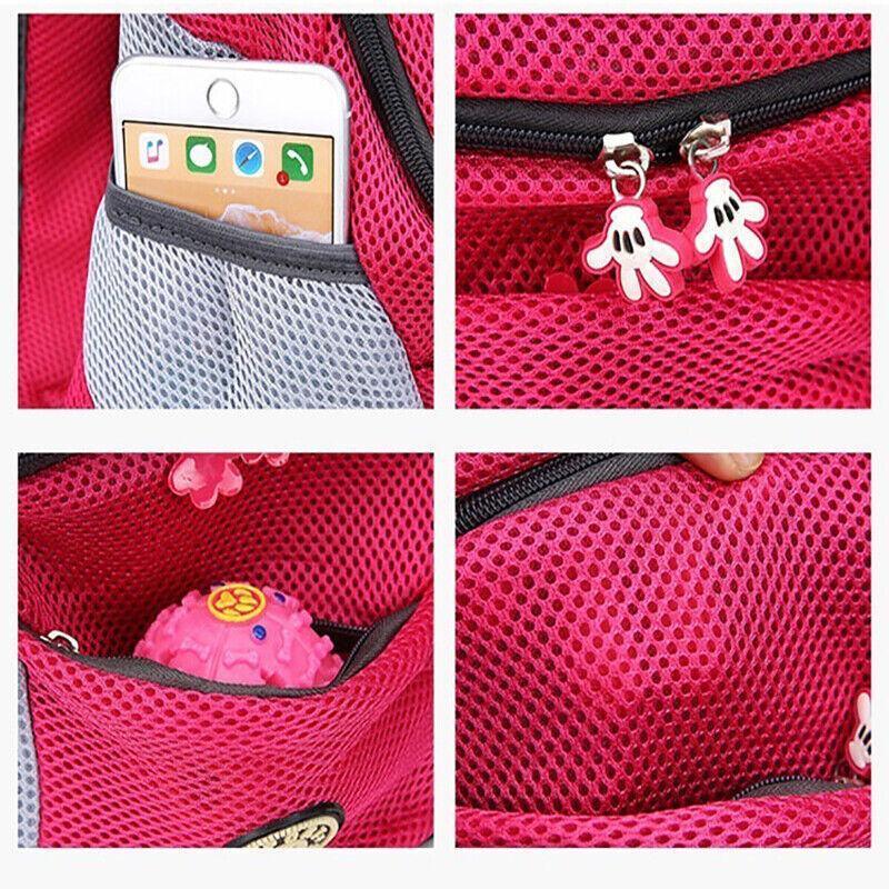 Puppy Travel Mesh Pet Dog Front Carrier Backpack Green