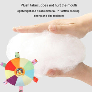 Dog Frisbee Toy Plush Voice Interactive Puppy Frisbee Molar Bite Resistant Pet Side Animal Husbandry Training Special For Dog Training