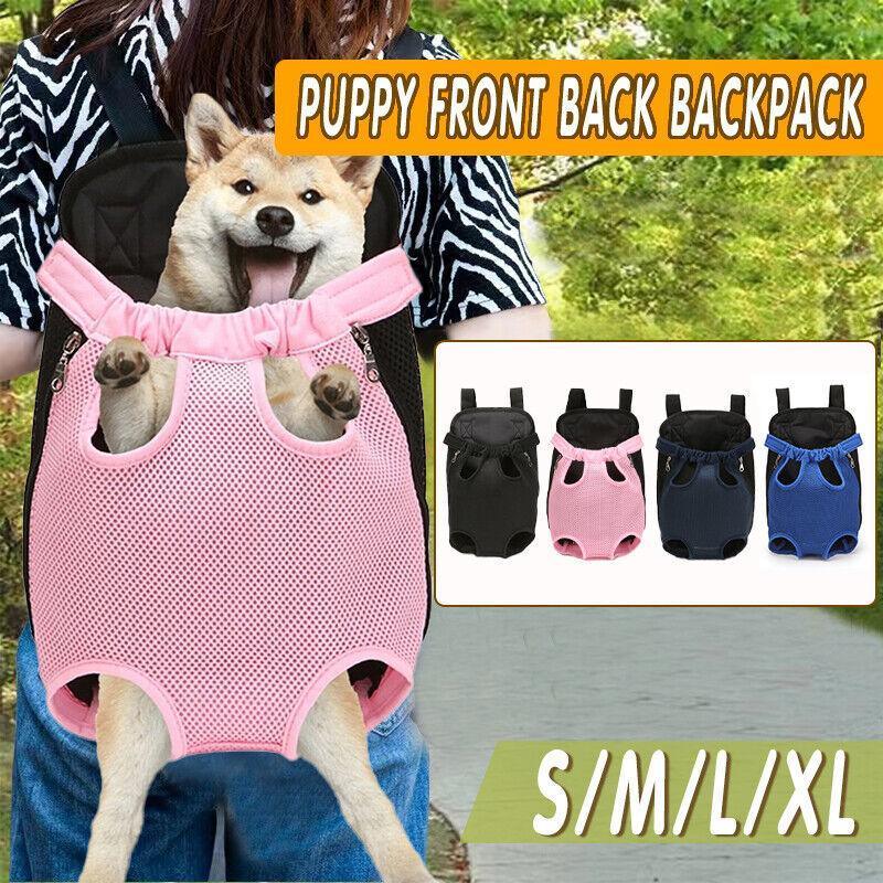 Pet Carrier Dog Cat Puppy Front Back Backpack Shoulder Carry Sling Pouch Bag