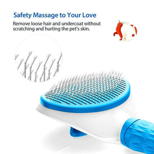 Pet Dog Cat Grooming Comb Brush Removes Undercoat 3 Colours