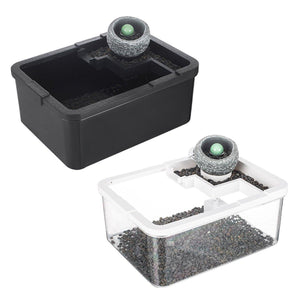 Tabletop Aquarium Landscape Fish Ecological Filter Feeding Basin for Home Decor