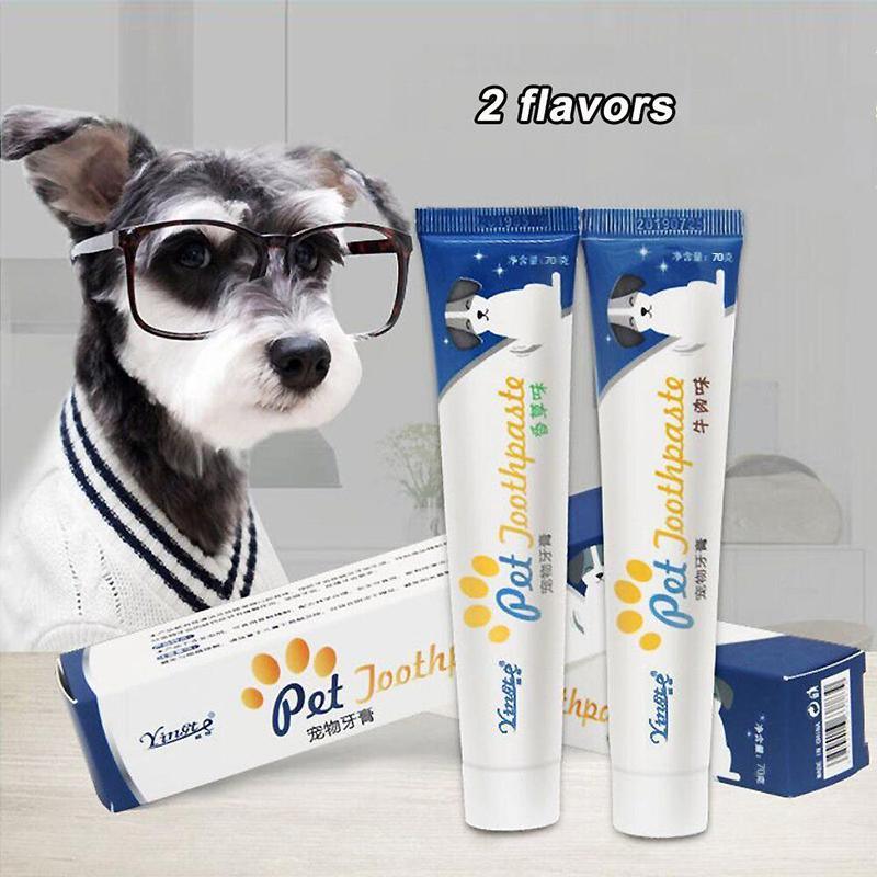 Pet Dog Cat Toothpaste Teeth Cleaning Vanilla