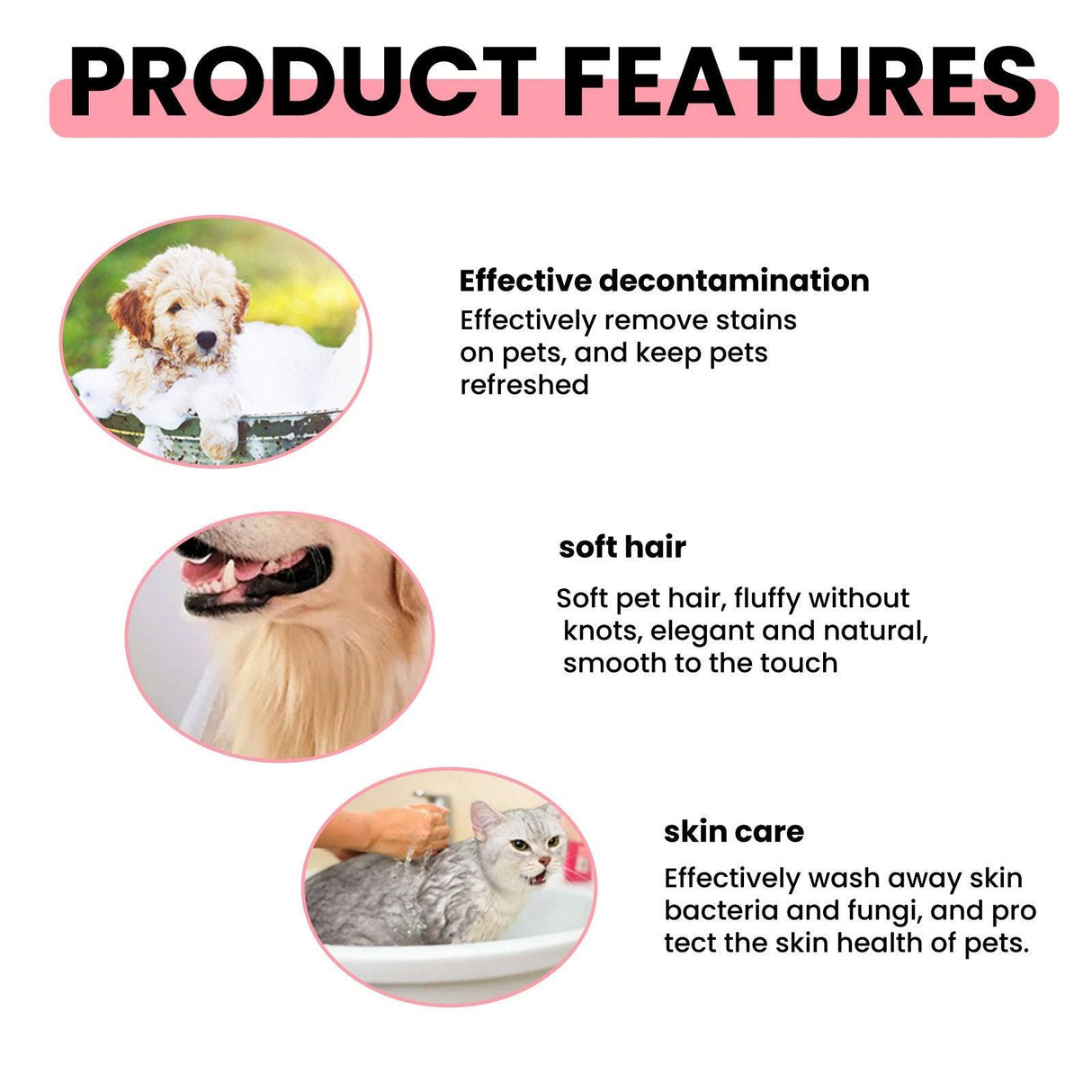 Pet Soap Relieve Skin Itching For Dogs And Cats Soft Hair Care