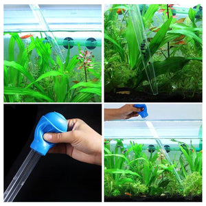 2PCS Efficient Aquarium Maintenance with Fish Tank Cleaning Pipettes