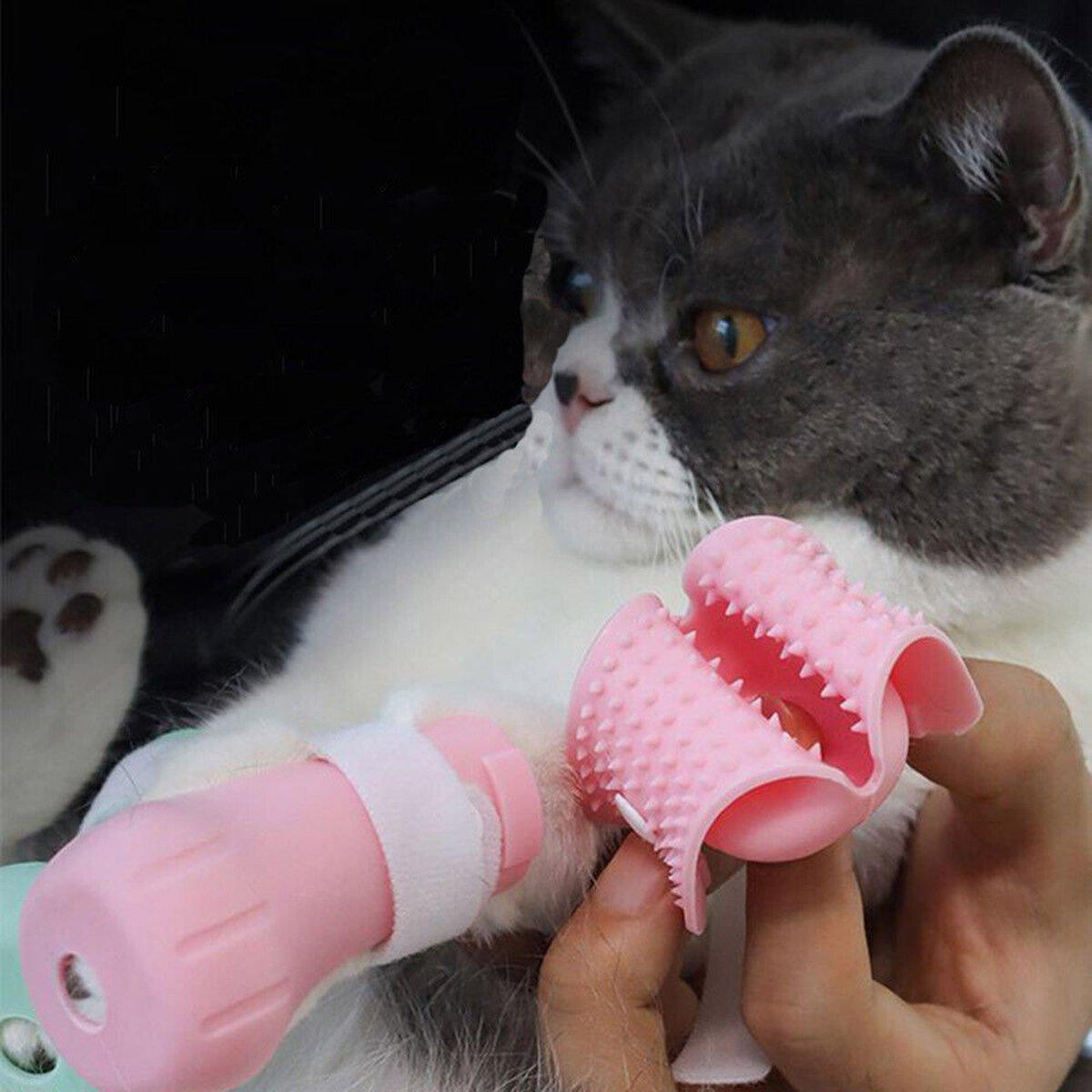 4pcs Cat Bathing Grooming Anti-Scratch Silicone Pet Socks for Bathing Feeding