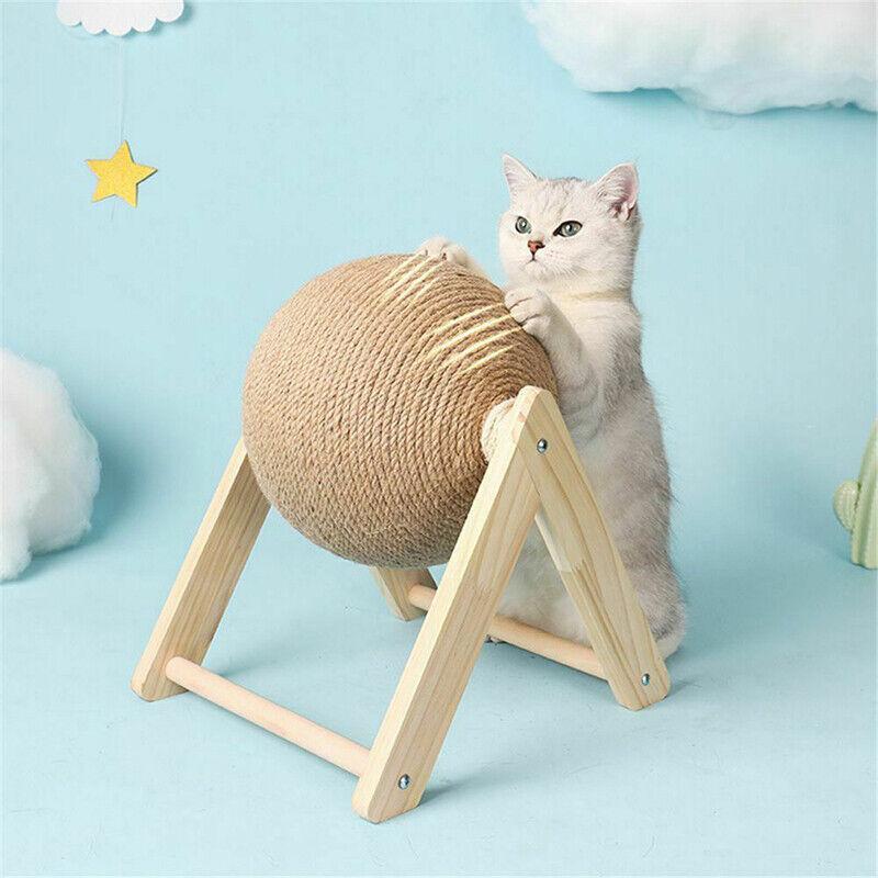 Cat Scratching Ball Cat Scratcher Toy Cats Scratcher Post Natural Sisal