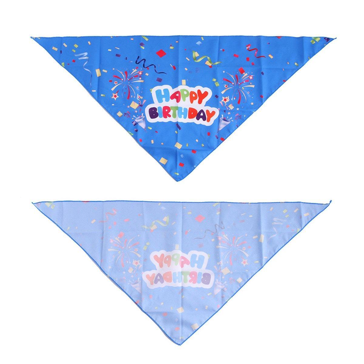 Pet Birthday Suit Cake Hat Triangle Towel Combination Birthday Dress