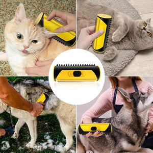 Dog & Cat Grooming Tool - Fur Trimmer Comb Brush