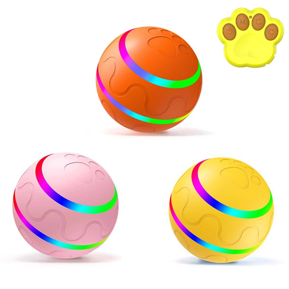 Electric Dog Toy Ball Interactive Bite Resistant Pet Toy for Small Medium Dogs