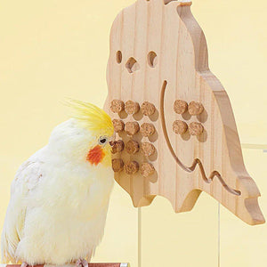 Parrot Toy Nibbling Relief Anti-Depression Puzzle Supplies for Bird Chewing Fun