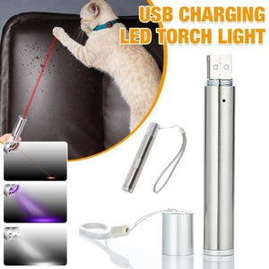 3 in 1 Multi-Function Cat Toy Laser Pointer 10*1.5cm