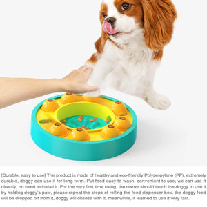 Slow Food Leakage Cat and Dog Bowl Hidden Food Toy for Mental Stimulation