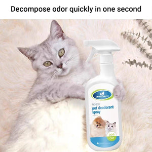 750ml Pet Odor Eliminator Spray for Dogs and Cats - Indoor Cat Litter Freshener