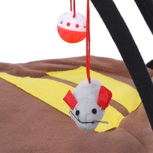 Pet Hammock Cat Breathable Fun Bell Toy Bed Cat Tent