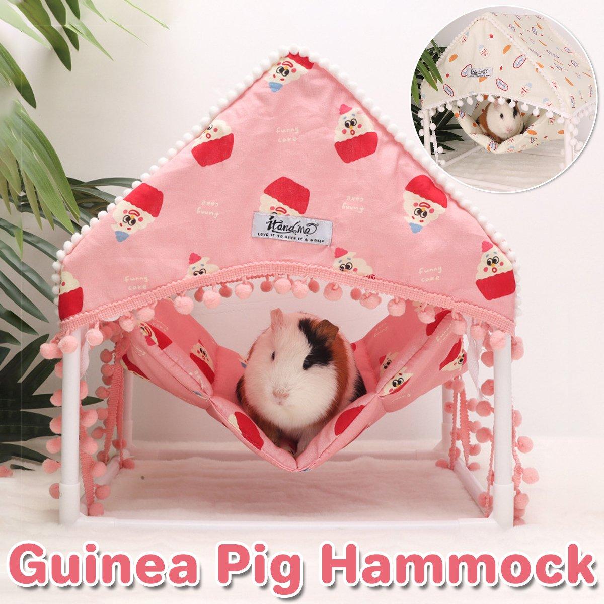 Small Pet Tent Hammock Shelter Cozy Space for Hamsters Rabbits & Guinea Pigs