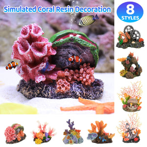 Vibrant Simulation Coral Landscaping Decorations for Aquariums