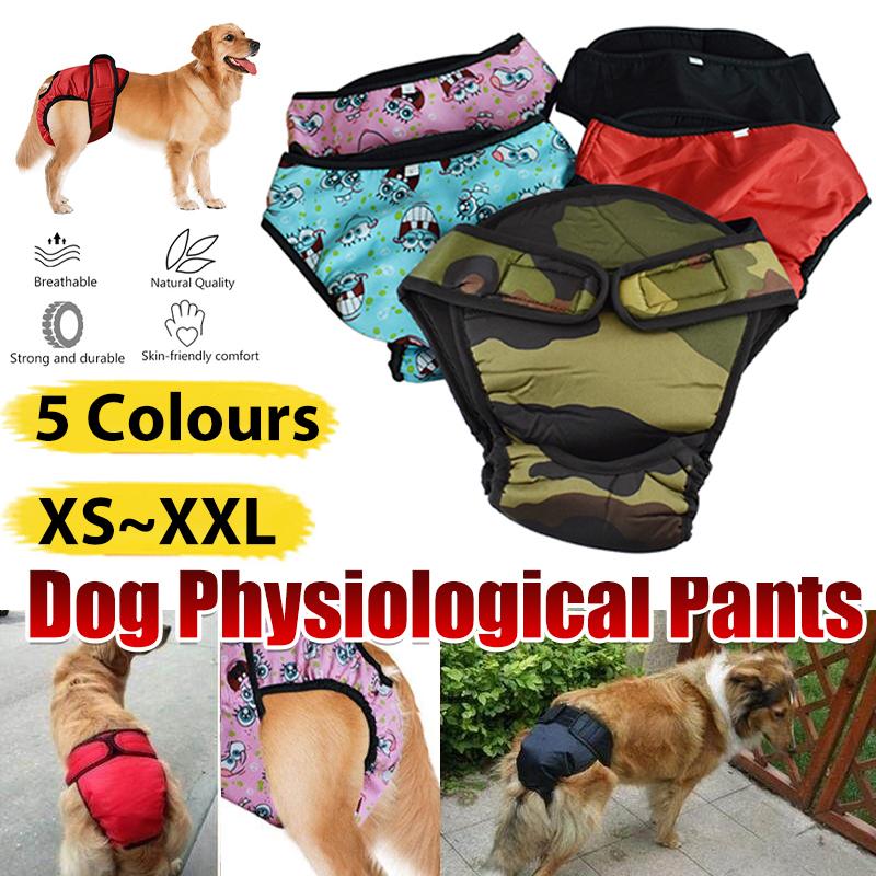 Washable Female Pet Dog Cat Nappy Diaper Physiological Pants Panties Underwear