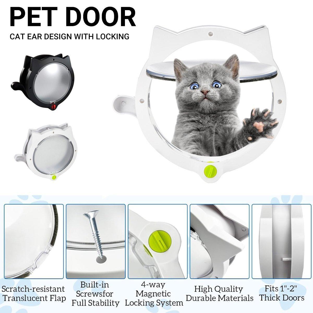 Cat Ear Door Pet Door Cat Door Opening Pet Dog Door