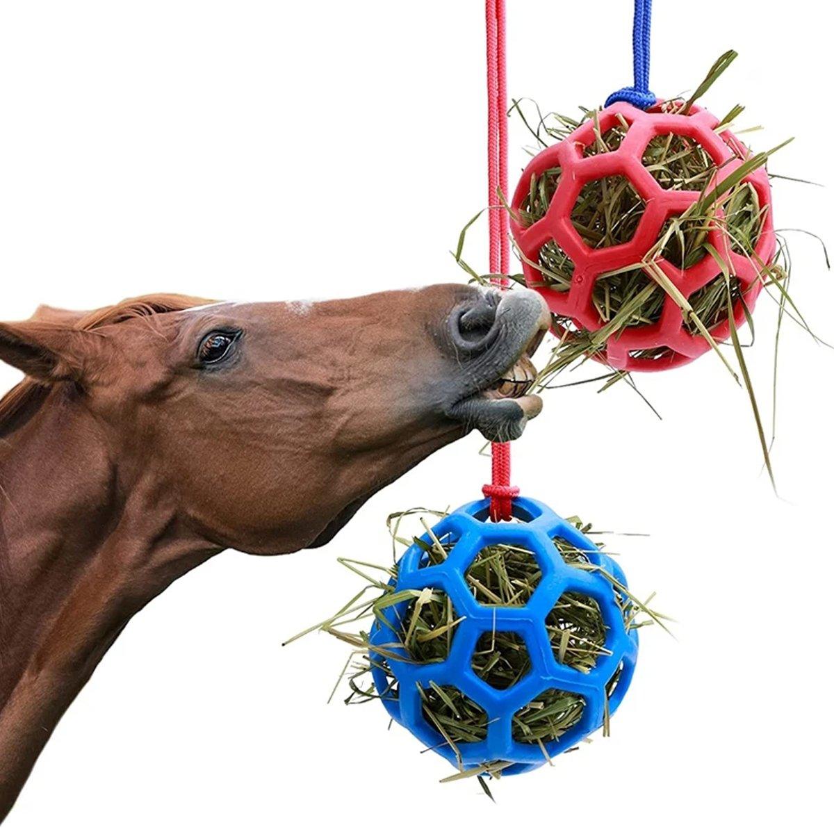 Hanging Hay Feeders Stable Feed Polo Feeding Balls Toy for Horses and Livestock