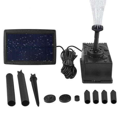 Solar Fountain for Garden and Pond with Filter Pump