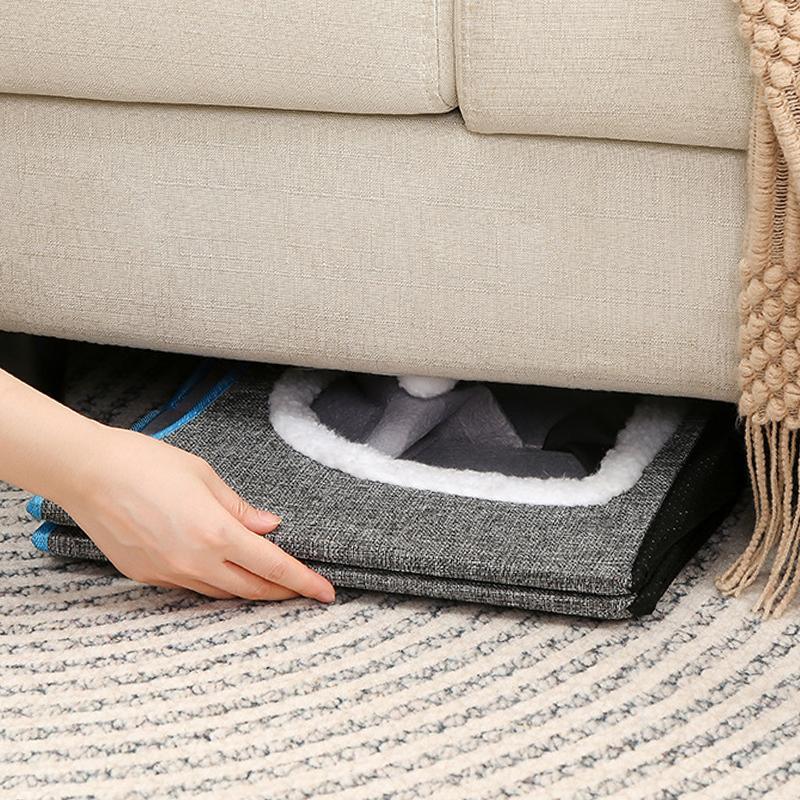 Foldable Cat Bed With Scratching Board 3 Colours