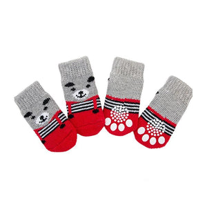 Dog Socks Non-Slip Grip Slip Anti-Skid S M L - Puppy Cat Pet Shoes Slippers